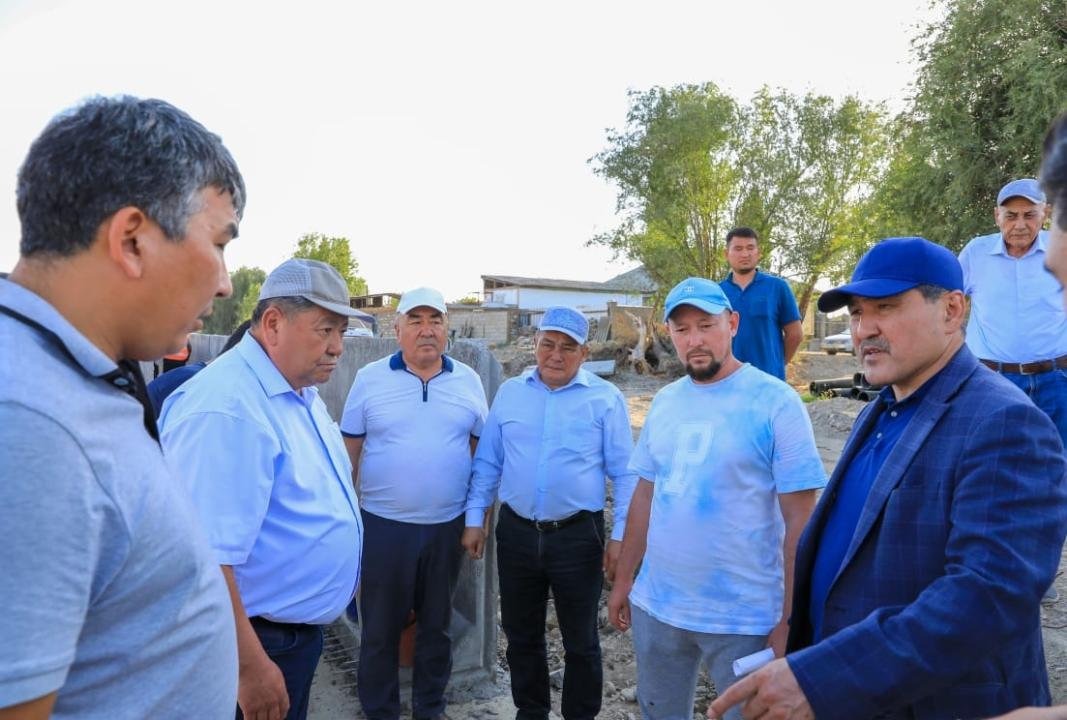 Алтай Елжасов Жамбыл облысындағы суару жүйелерін жаңғырту жұмыстарымен танысты