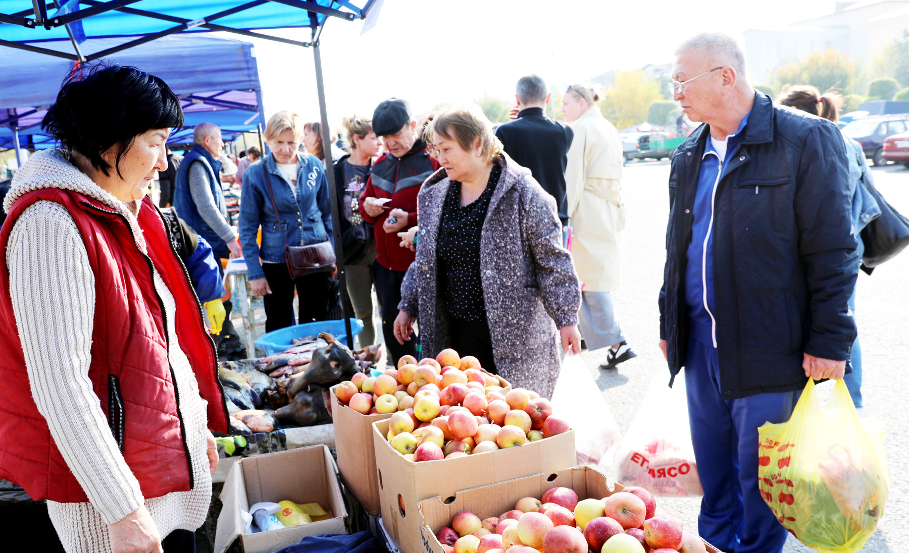 Өңір шаруаларының өнімі саудаланды