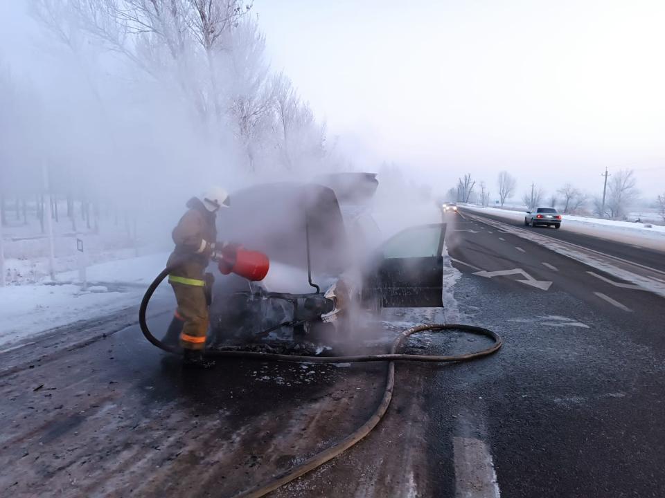 Автокөліктегі өрт оқиғалары азаяр емес