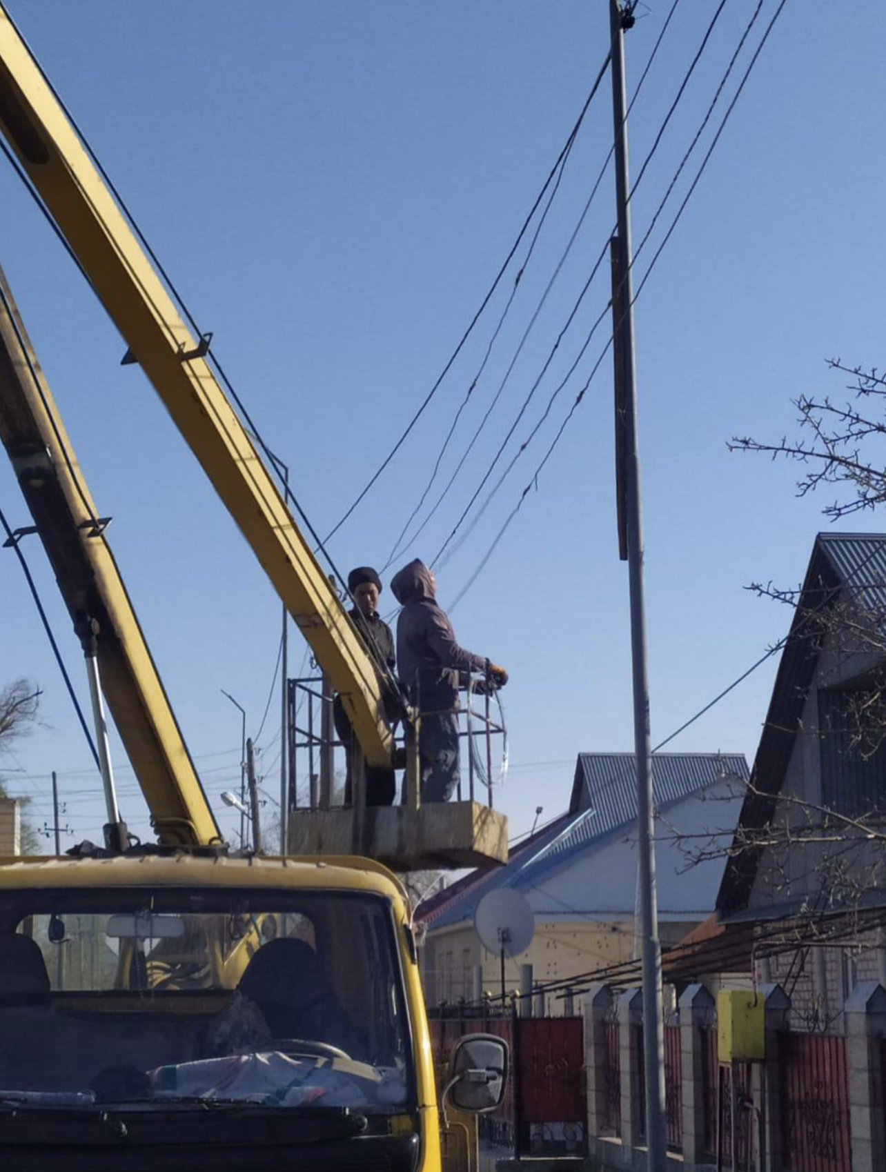 Шу ауданында электр жүйелерін қалпына келтіру жұмыстары жүруде