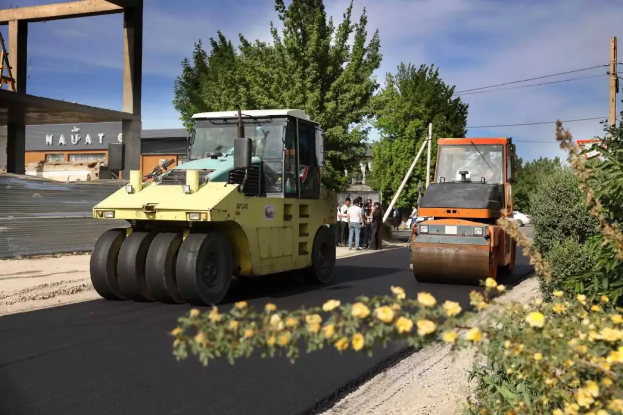 Тараз қаласында жол жөндеу жұмыстары екі есеге дейін артты