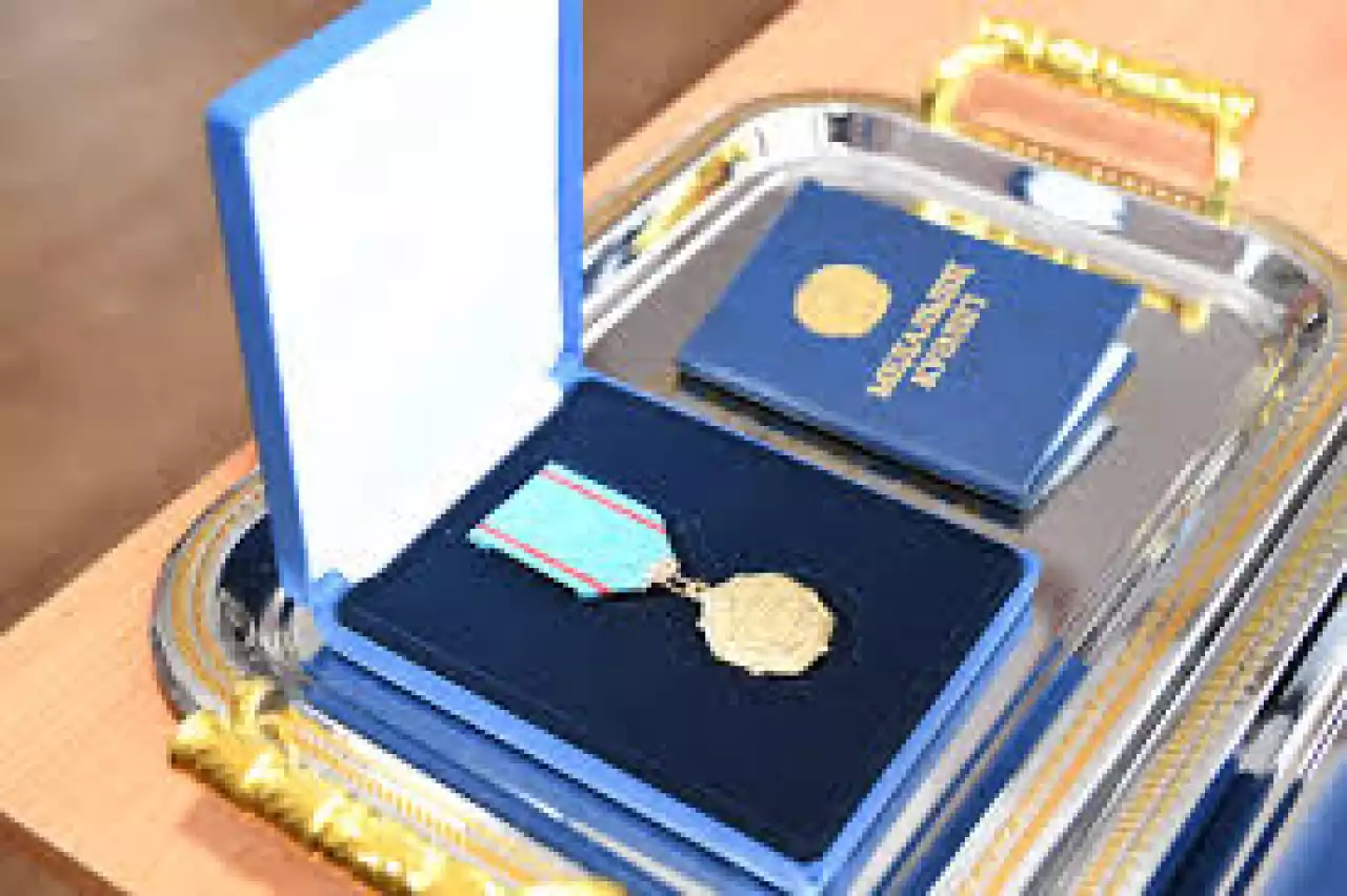 «Ерлігі үшін» медалімен марапатталды