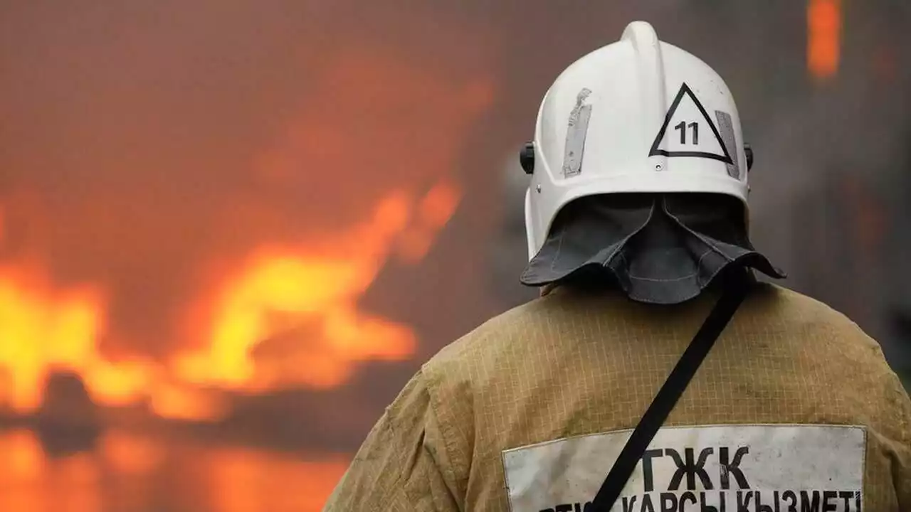 Мойынқұмда 20 гектар жерді жалмаған өрт туралы хабар 16 сағаттан кейін түскен