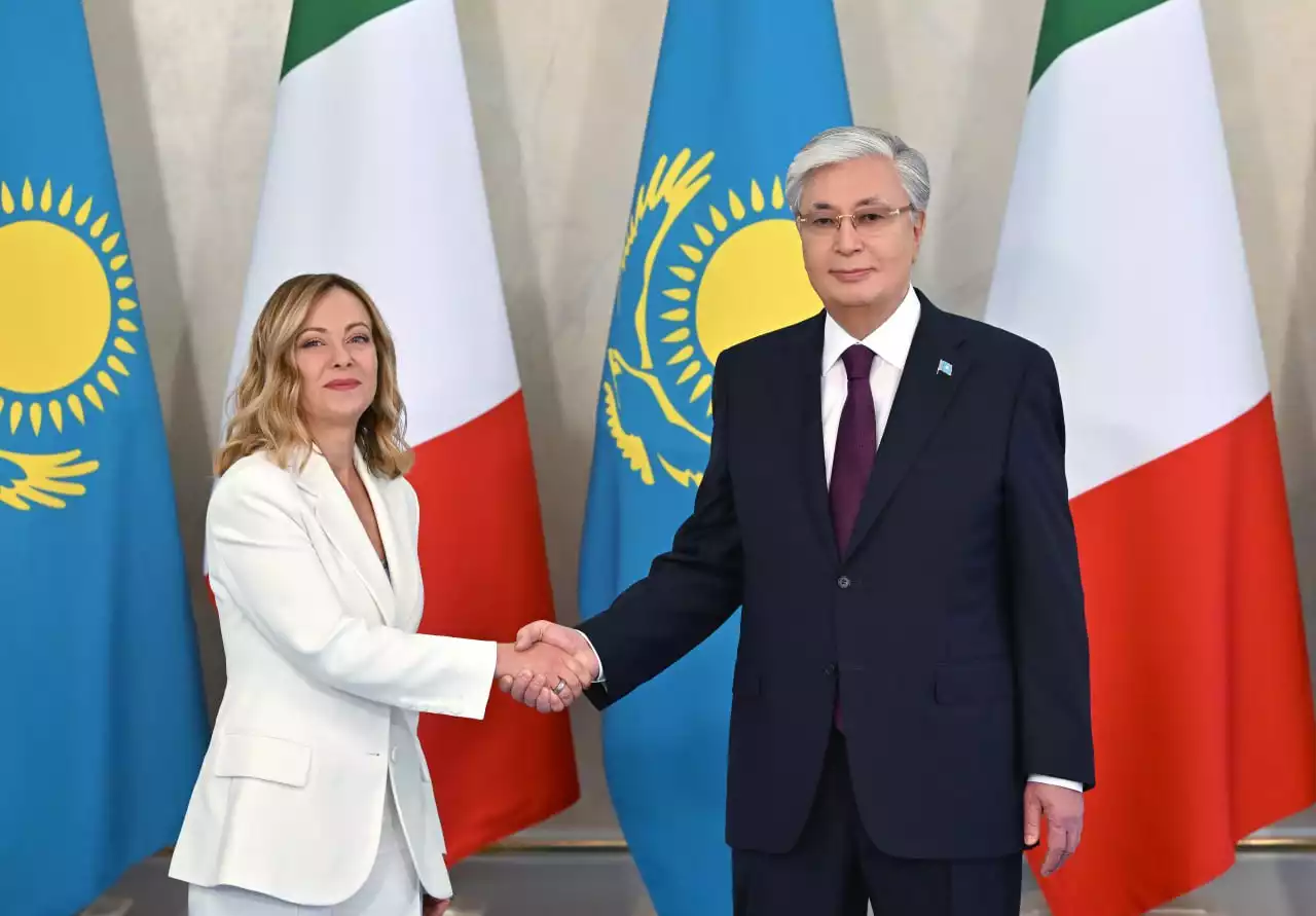 Астанаға ресми сапармен Италия Министрлер Кеңесінің Төрағасы Джорджа Мелониді келді