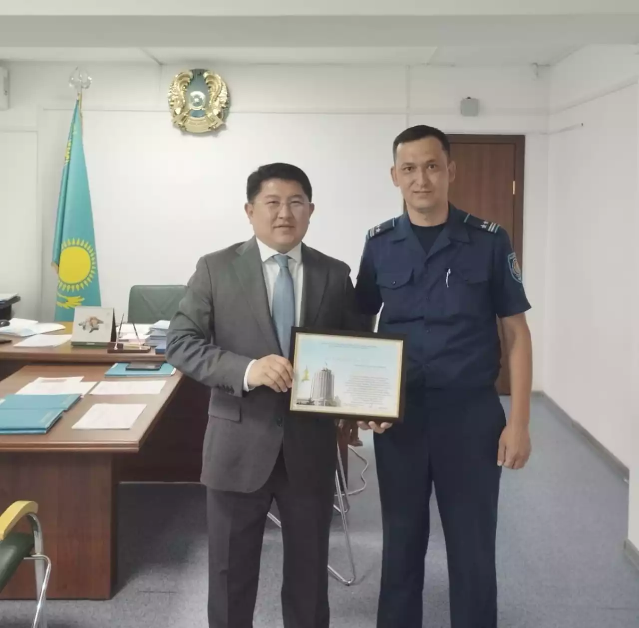 ҚАЖ Комитетінің Алғыс хаты табыс етілді