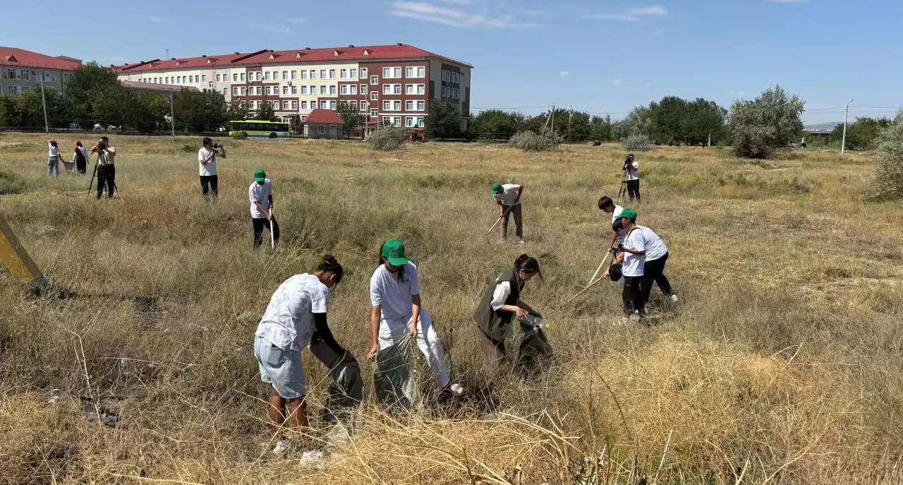 Акцияны қызықты  думанға айналдырды