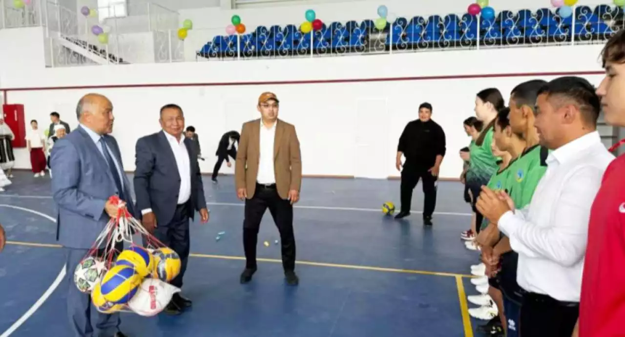 Мойынқұм ауданында жаңа спорт кешені ашылды