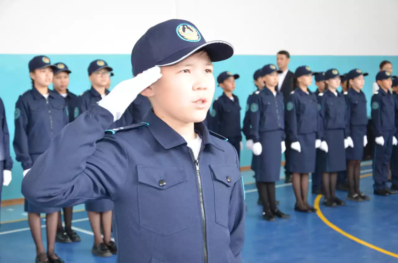 Жамбыл облысында "Жас сақшы" сыныбының оқушылары ант қабылдады