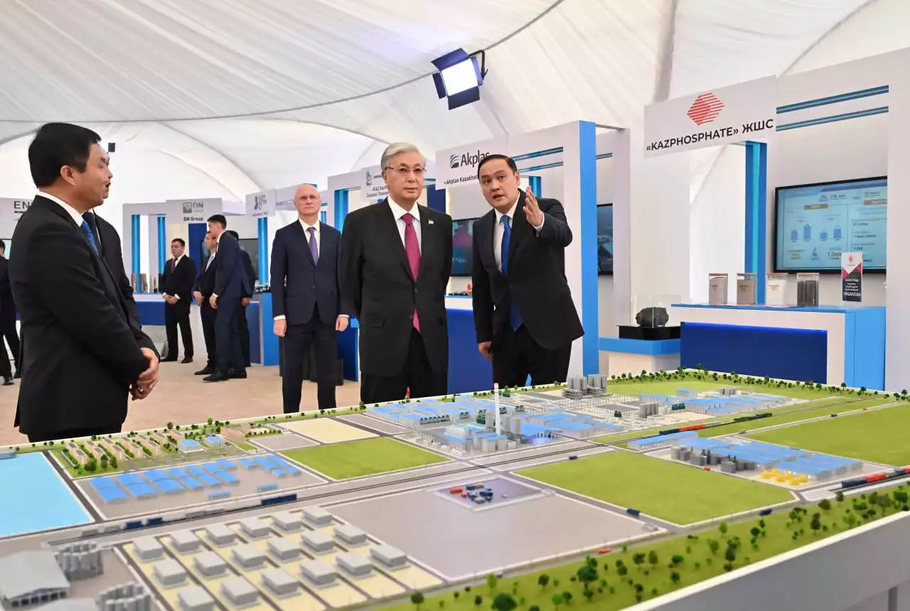 Мемлекет басшысы «Тараз» шағын индустриалдық аймағын аралап көрді