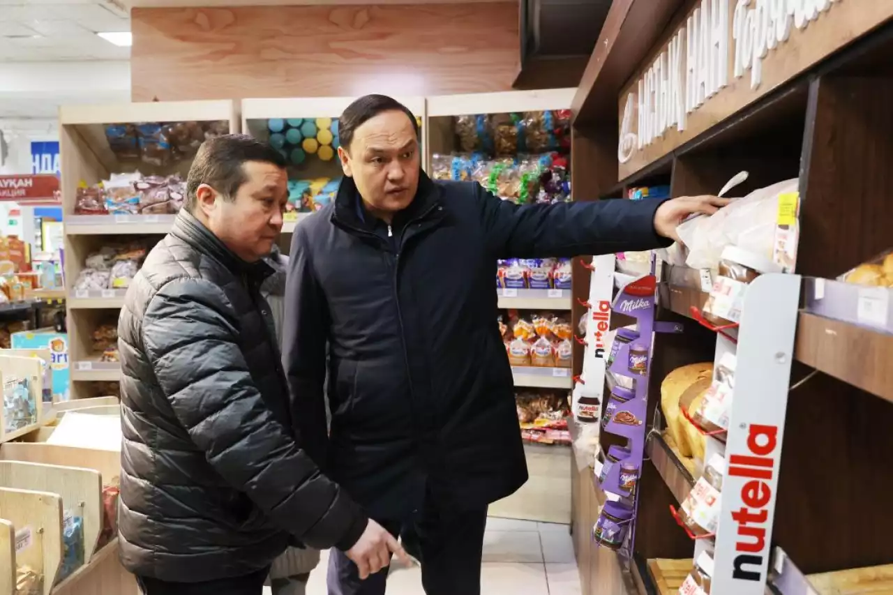 Ербол Қарашөкеев азық-түлік бағаларын тексерді