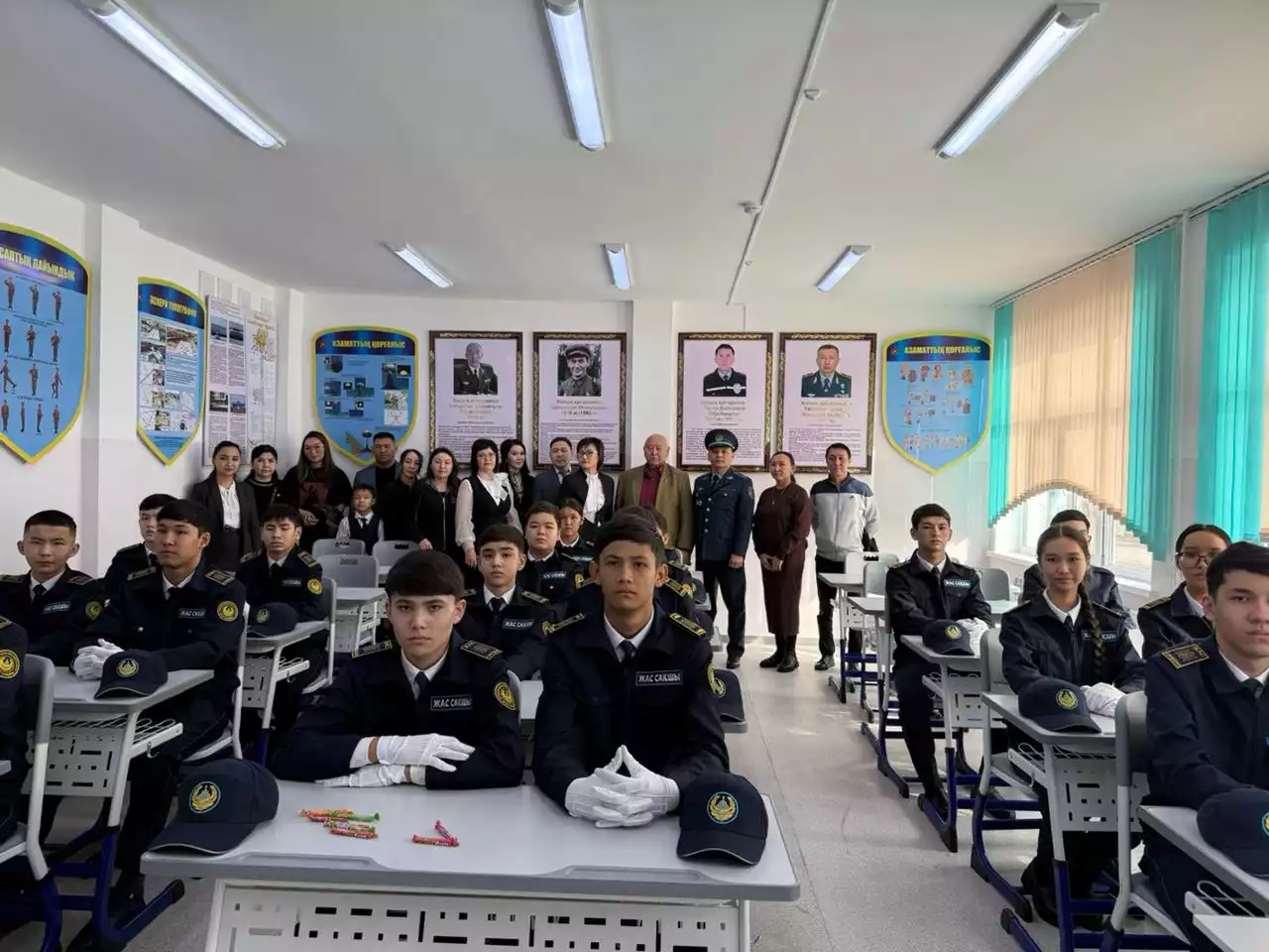 Жамбыл облысында гимназияның жас сақшылары ант қабылдады