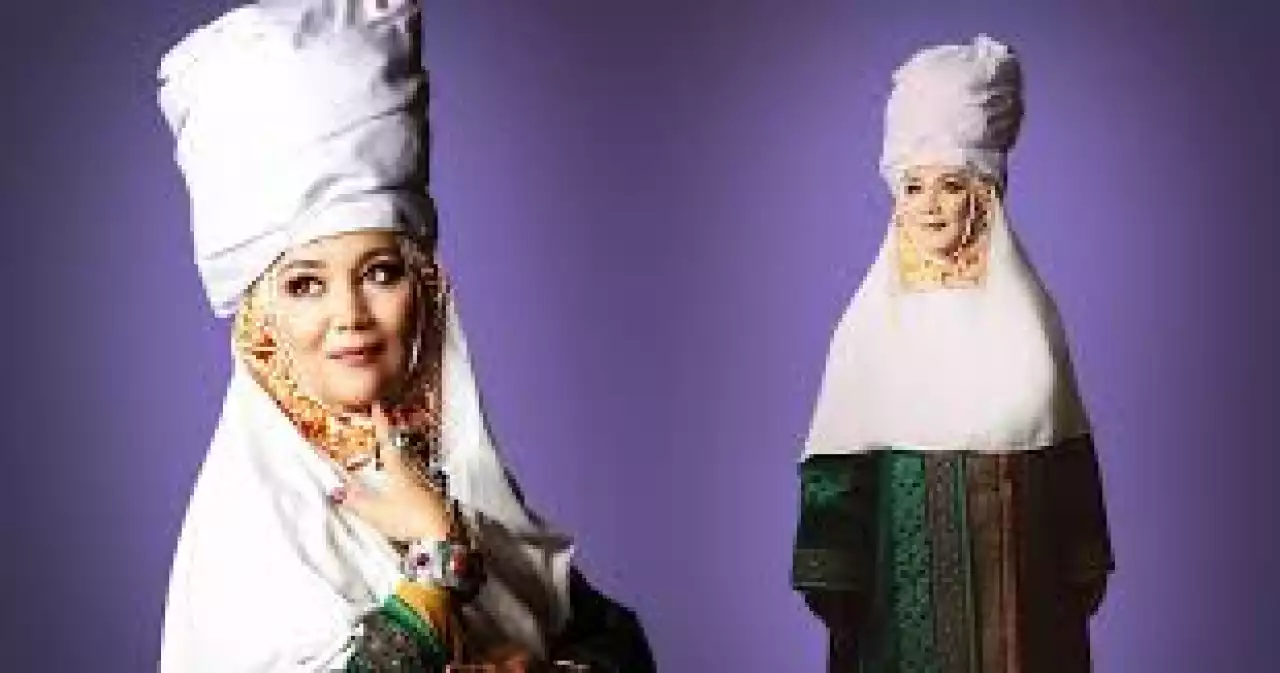 Кимешек тігетін келіншек