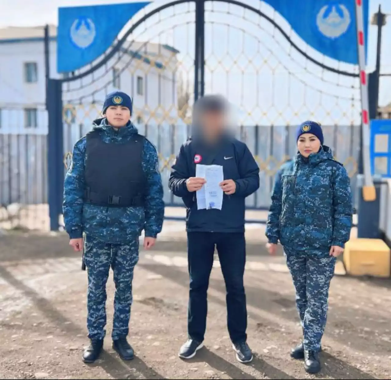 Тараздағы түзеу мекемесінен жергілікті азамат босап шықты