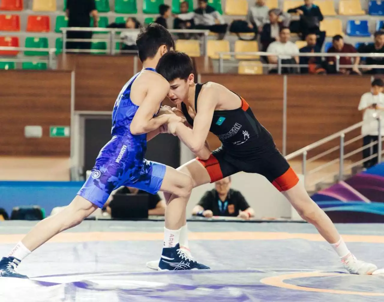 Таразда грек-рим, еркін және әйелдер күресінен Қазақстан чемпионаты өтуде
