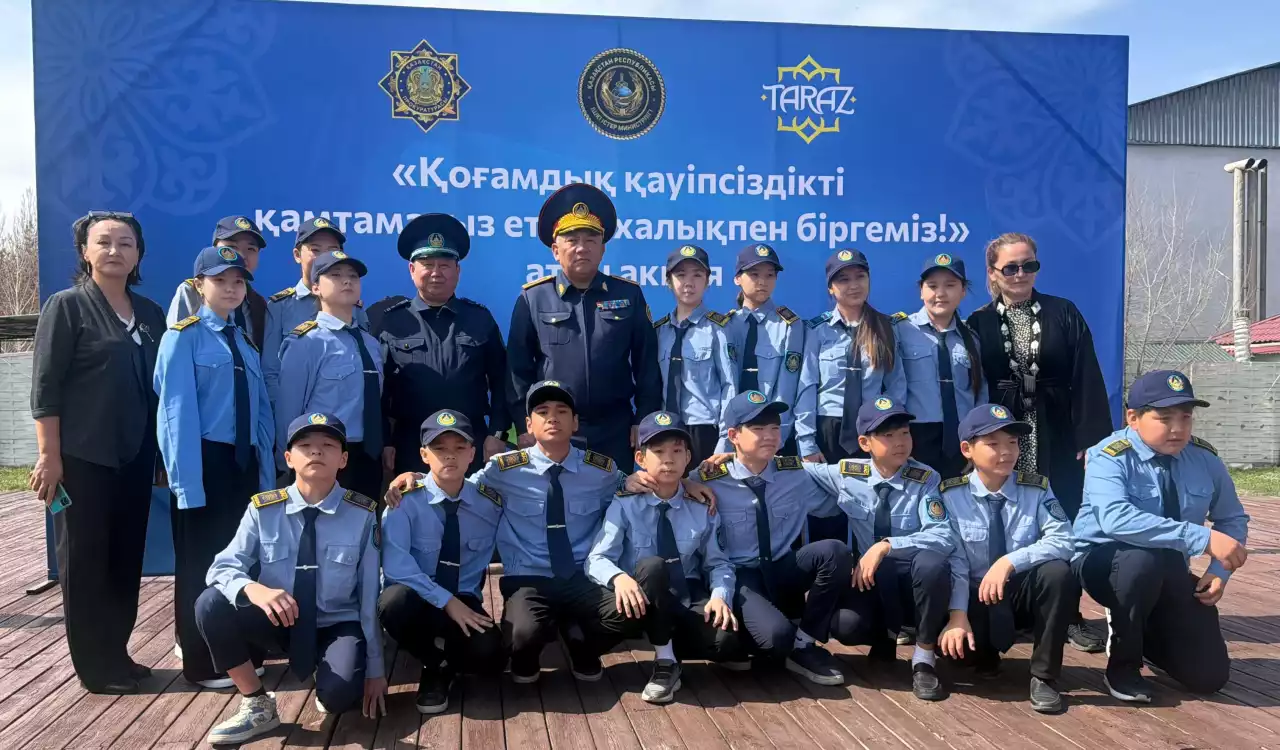 Таразда полиция мен тұрғындар арасында ашық диалог алаңы ұйымдастырылды