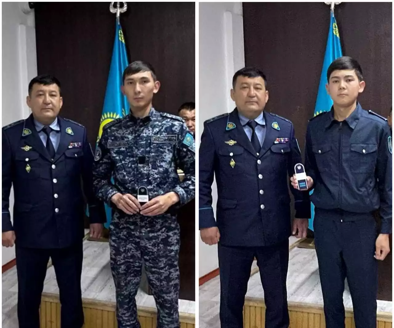 Тараздағы ҚАЖ мекемесінде жас қызметкерлерге шен тапсырылды